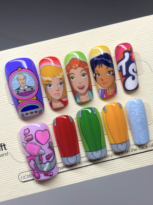 Totally Spies! nail set